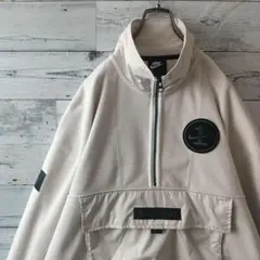 日本未発売☆ナイキ エアフォース１ ハーフジップ アノラック フリース L相当