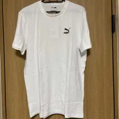 PUMA ホワイト Tシャツ Lサイズ