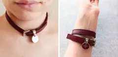 PRADA プラダ 2way チョーカー☘ブレスレット ペットの首輪にもおすすめのサムネイル
