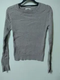 classicalelf モカ 長袖リブニット