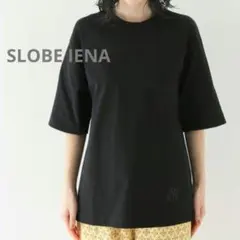《スローブイエナ》オリジナル刺繍ベーシックTシャツ 綿100% 黒 日本製のサムネイル