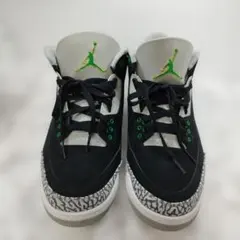 Air Jordan 3 ブラック/グリーン