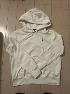 Polo Ralph Lauren ホワイト フーディ Lサイズ