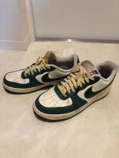 NIKE AIR FORCE 1 スニーカー ホワイト グリーン