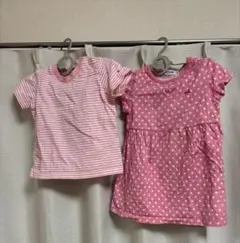 ミキハウス トップス80 ワンピース 90セット