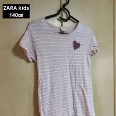 ZARA キッズTシャツ　ハートワッペン　140㎝　UNIQLO しまむら