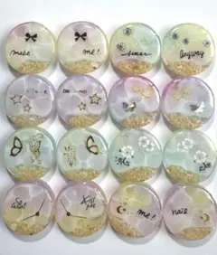 海塗りパーツ　レジンカボション