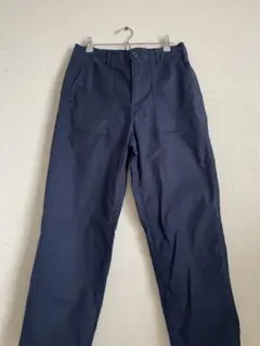 【UNIQLO 】ユニクロ/ベイカーパンツ/ネイビー/M/ウエスト70/綿素材