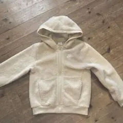 NIKE フリースジャケット 140 クリーム色