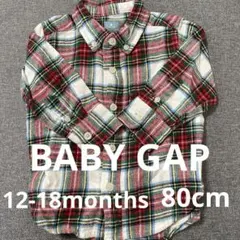 BABY GAP 80cm チェックシャツ