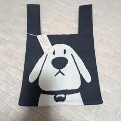 D.KELLY ニットバッグ 犬柄