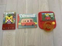 しまじろう　Englishぷち　Peek-a-Boo! 知育玩具 赤　3点セット