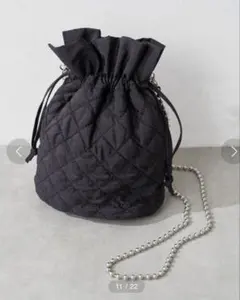 CIAOPANIC TYPY ブラックショルダーバッグ