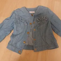 メゾピアノ デニムジャケット Gジャン 130