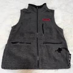 BASICLAND グレー ダウンベスト 110