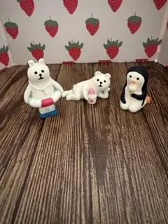 デコレ　コンコンブル　ペンギン　シロクマ　夏　夏の置物盛りだくさんセット♪