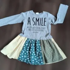 355・BREEZE 110サイズ 七分袖ワンピース