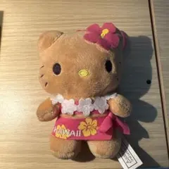 ハワイABCストア限定 フラダンス衣装日焼けキティキーホルダー