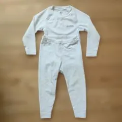 モンベル ベビー スキー用肌着 上下セット 90 白 ジオラインMW