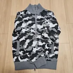 Jack Bunny!! 迷彩柄 ゴルフジップアップセーター サイズ1