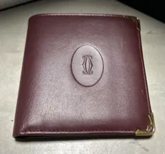 Cartier　カルティエ　二つ折り財布　マストライン