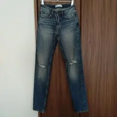 ZARA ダメージ加工 スキニーデニム 32