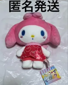 サンリオキャラクターズ フルーツポンチ柄がま口ポーチ マイメロディ