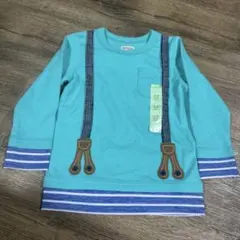 新品 タグ付 マザウェイズ 男の子 長袖 カットソー ロンT 104cm