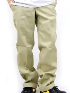 新品未使用 Dickies 874 カーキ W34×32 ディッキーズ