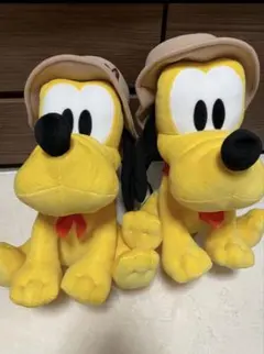 ディズニージャングルカーニバル　アブーズバザール　ぬいぐるみクッション　プルート