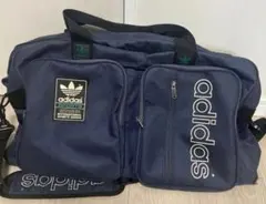 80s 美品 adidas 兼松 ナイロン スクールバッグ ビンテージ レア希少