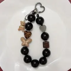 ビーズストラップ⭐︎携帯ストラップ⭐︎iPhoneストラップ⭐︎パールストラップ⭐︎韓国