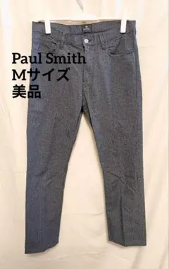 【M/美品】Paul Smith チェック柄 ストレートスラックス 綿100%のサムネイル