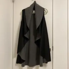 ♡最終お値下げ♡ella♡ エラ　ドビークロスフリルジレ　ベスト　黒♡ ella_selectshop エラ ドビークロスフリルジレ 買う