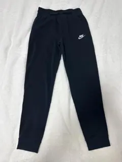 試着のみ Nike 黒 ロングスエットパンツ サイズ160