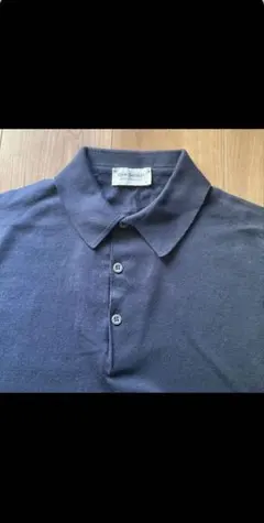 【極美品】ジョンスメドレー 30G シーアイランドコットン ポロシャツ 英国製