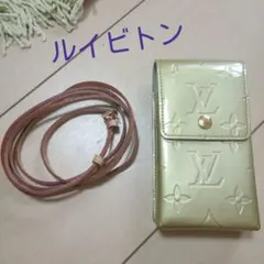 ルイビトン　モノグラム　ヴェルニィ　シュガレットケース　ポシェット　ポーチ　美品