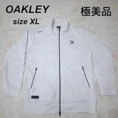 極美品 OAKLEY オークリー スカル ゴルフ ジャケット ブルゾン XL