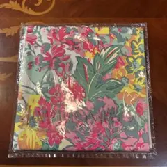 JIM THOMPSON 花柄 シルクスカーフ 86cm、未使用