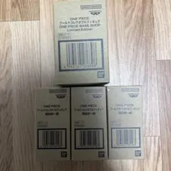 【4点】ワンピースベースショップ限定 ワーコレ ルフィ・尾田栄一郎