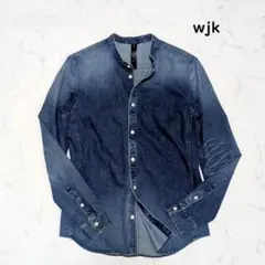 WJK denim band collar shirts デニムシャツ Ｍのサムネイル