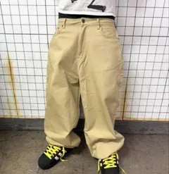 IHP Tan baggy jeans カーキーパンツのサムネイル