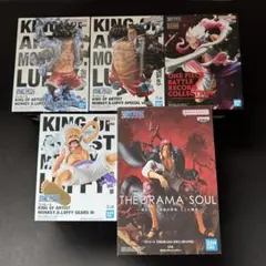 ワンピースフィギュア5点セット　 ルフィ シャンクス