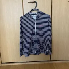 HEAD パーカー ボーダー柄 ジップアップ　size Lのサムネイル