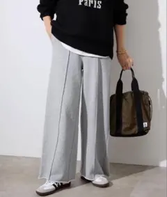 SLOBE IENA / 裏毛ワイドパンツ