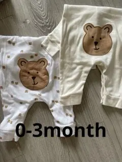 baby gap くまけつ　ロンパース　2点セット 0-3ヶ月