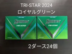 【2ダース24個・未使用・箱付】TRI-STAR トライスター ロイヤルグリーン