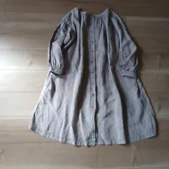 ★訳あり◼️ネストローブ◼️リネン前後着ワンピース　麻100％