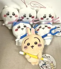 ちいかわ　討伐マスコット　ぬいぐるみ うさぎ　ちいかわ　ハチワレ 6個セット