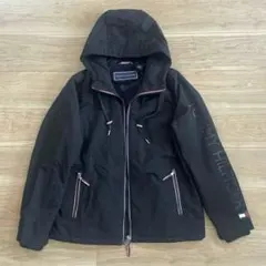 トミーフィルフィガー　ジャケット　裏ボア　パーカー　ネイビー　ブルゾン　L